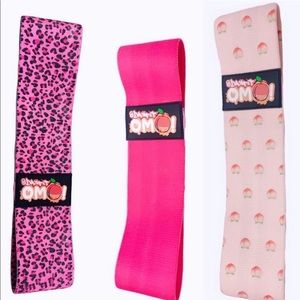 Fabric resistance band! Peach print.